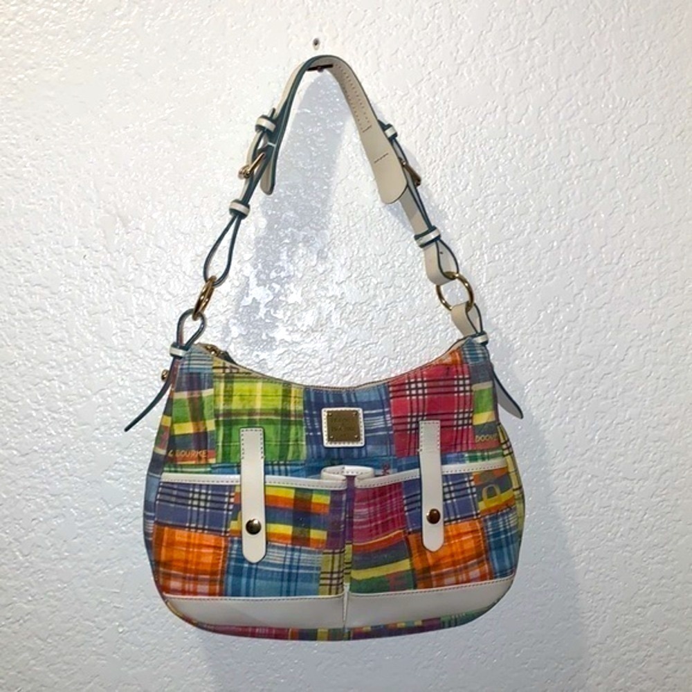 Dooney & Bourke plaid picnic ants shoulder bag - Picture 4 of 12